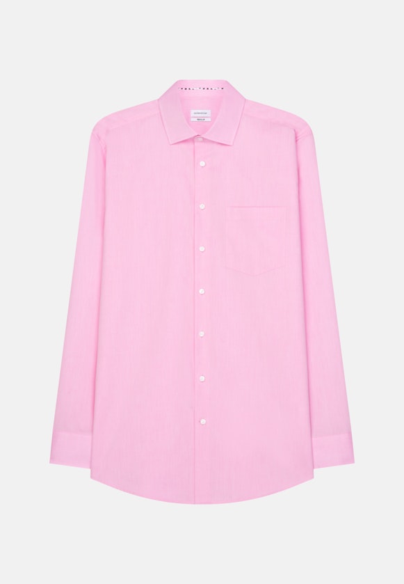 Regular Business Hemd Uni in Rosa/Pink |  Seidensticker Onlineshop