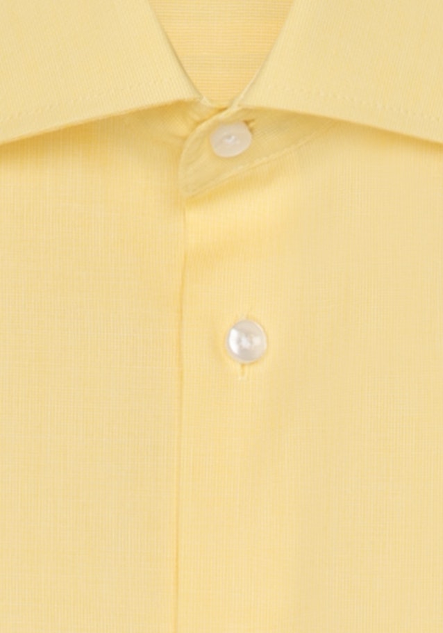Bügelfreies Chambray Business Hemd in Regular mit Kentkragen in Gelb |  Seidensticker Onlineshop