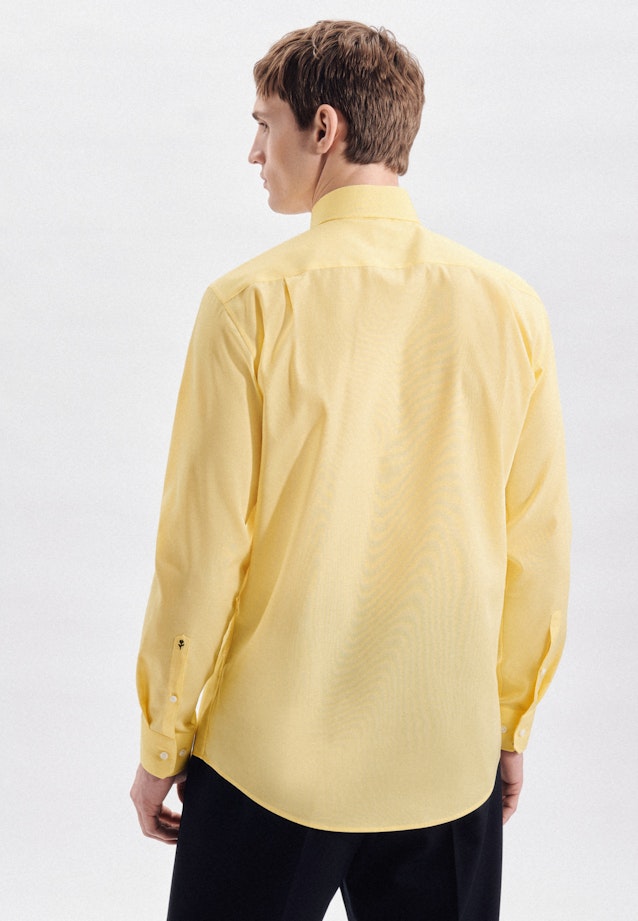 Regular Business Hemd Uni in Gelb |  Seidensticker Onlineshop