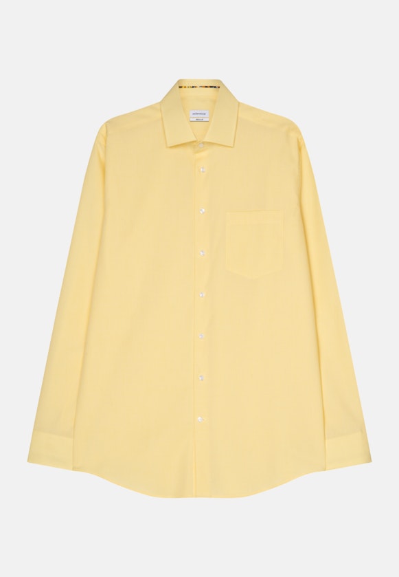 Regular Business Hemd Uni in Gelb |  Seidensticker Onlineshop