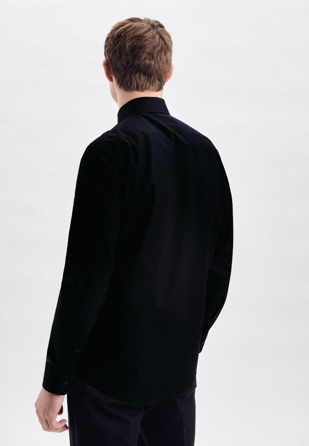 Regular Business Hemd Uni in Dunkelblau |  Seidensticker Onlineshop