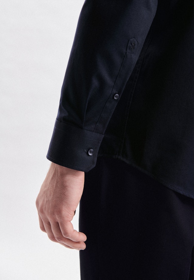 Regular Business Hemd Uni in Dunkelblau |  Seidensticker Onlineshop