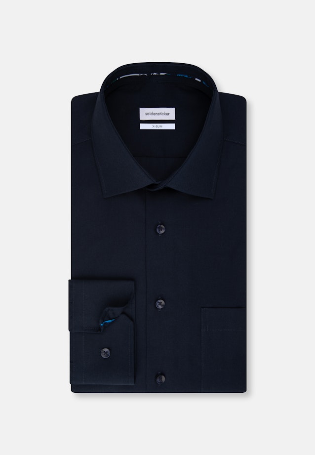 Regular Business Hemd Uni in Dunkelblau |  Seidensticker Onlineshop