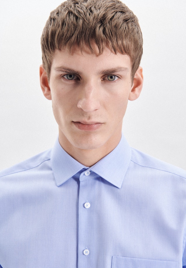 Regular Business shirt Uni in Light Blue |  Seidensticker Onlineshop