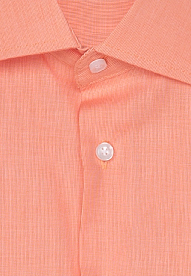 Bügelfreies Chambray Business Hemd in Regular mit Kentkragen in Orange |  Seidensticker Onlineshop