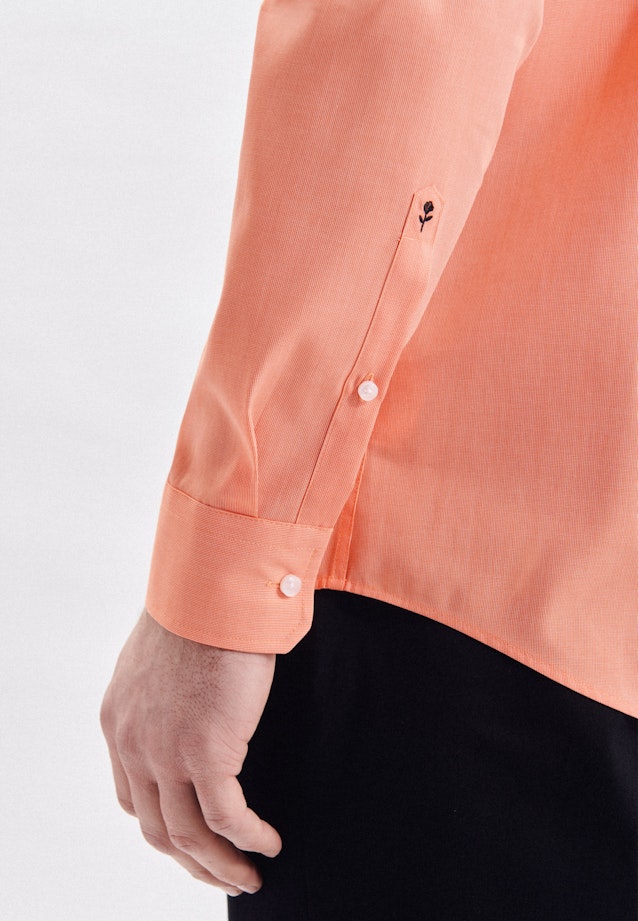 Regular Business shirt Uni in Orange |  Seidensticker Onlineshop