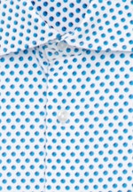 Slim Performancehemd Druck in Türkis |  Seidensticker Onlineshop