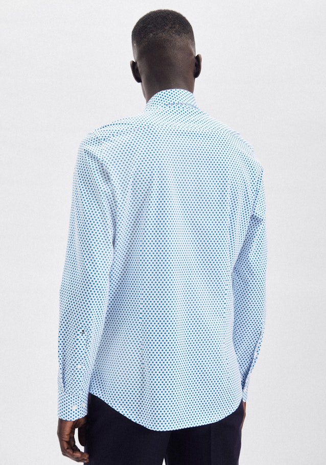 Performance hemd in Slim with Kentkraag in Turquoise |  Seidensticker Onlineshop
