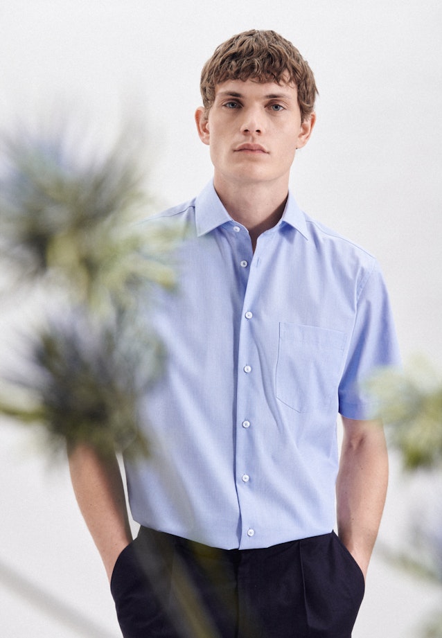 Regular Business shirt Uni in Light Blue |  Seidensticker Onlineshop