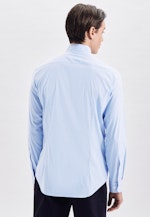 Slim Chemise performance carreaux in Bleu Clair |  Seidensticker Onlineshop