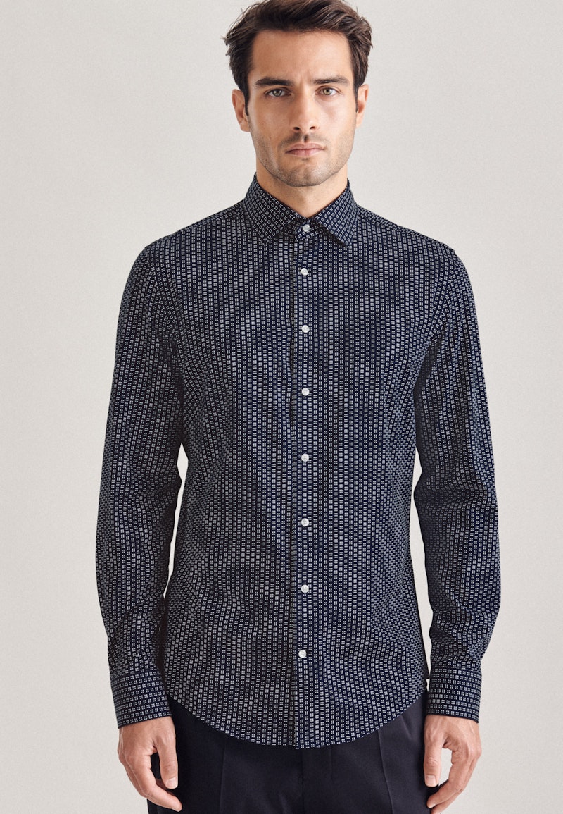 Performance shirt in Slim with Kent-Collar