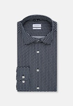 Slim Chemise performance Imprimé in Bleu Foncé |  Seidensticker Onlineshop