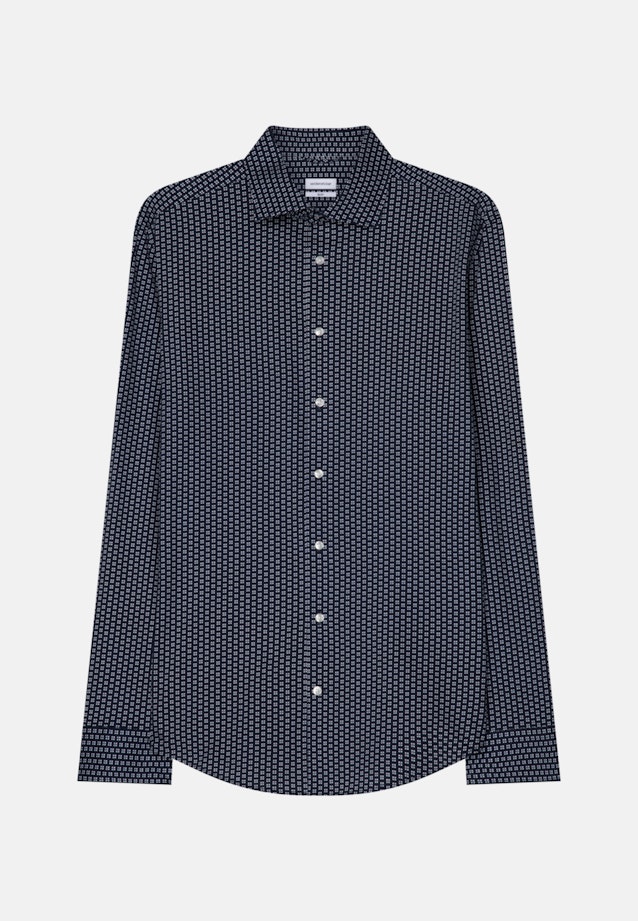 Slim Chemise performance Imprimé in Bleu Foncé |  Seidensticker Onlineshop