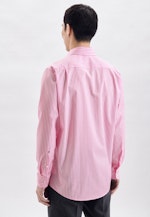 Regular Business Hemd Streifen in Rosa/Pink |  Seidensticker Onlineshop
