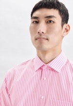 Regular Business Hemd Streifen in Rosa/Pink |  Seidensticker Onlineshop