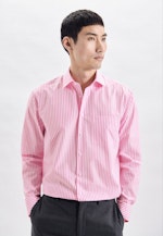 Regular Business Hemd Streifen in Rosa/Pink |  Seidensticker Onlineshop