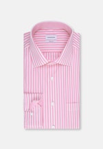 Regular Business Hemd Streifen in Rosa/Pink |  Seidensticker Onlineshop