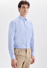 Regular Chemise d'affaires rayures in Bleu Clair |  Seidensticker Onlineshop
