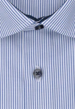 X-Slim Chemise d'affaires rayures in Bleu Moyen |  Seidensticker Onlineshop