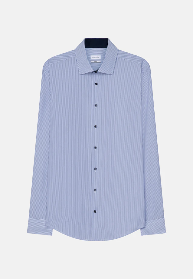 X-Slim Chemise d'affaires rayures in Bleu Moyen |  Seidensticker Onlineshop