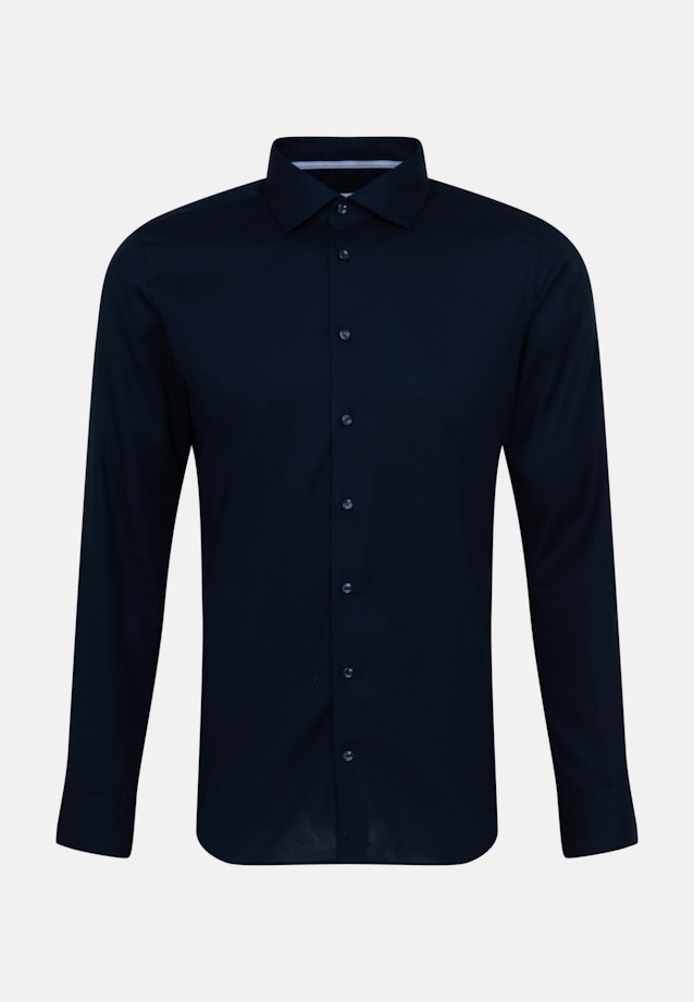 X-Slim Business Hemd Uni in Dunkelblau |  Seidensticker Onlineshop