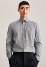 Non-iron Structure Business Shirt in X-Slim with Kent-Collar in Green |  Seidensticker Onlineshop