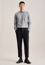 Non-iron Structure Business Shirt in X-Slim with Kent-Collar in Green |  Seidensticker Onlineshop