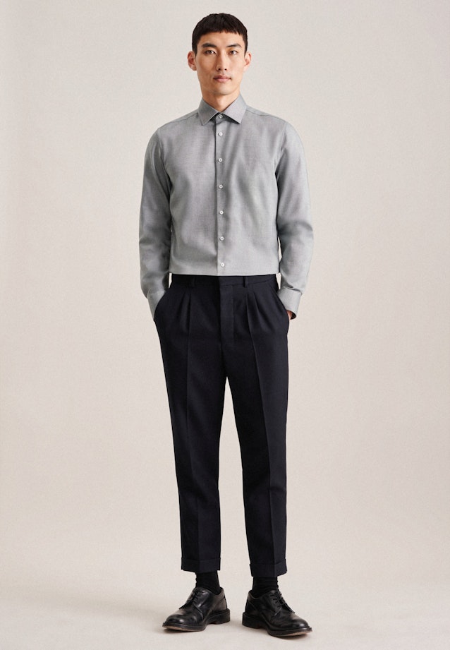 X-Slim Business Hemd Uni in Grün |  Seidensticker Onlineshop