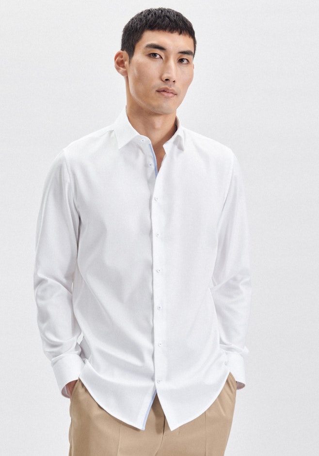 X-Slim Business Hemd Uni in Weiß | Seidensticker Onlineshop