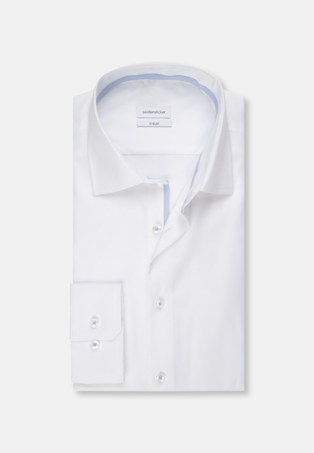X-Slim Business Hemd Uni in Weiß |  Seidensticker Onlineshop