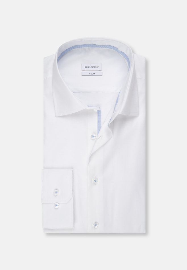 X-Slim Chemise d'affaires Uni dans Blanc | Boutique en ligne Seidensticker