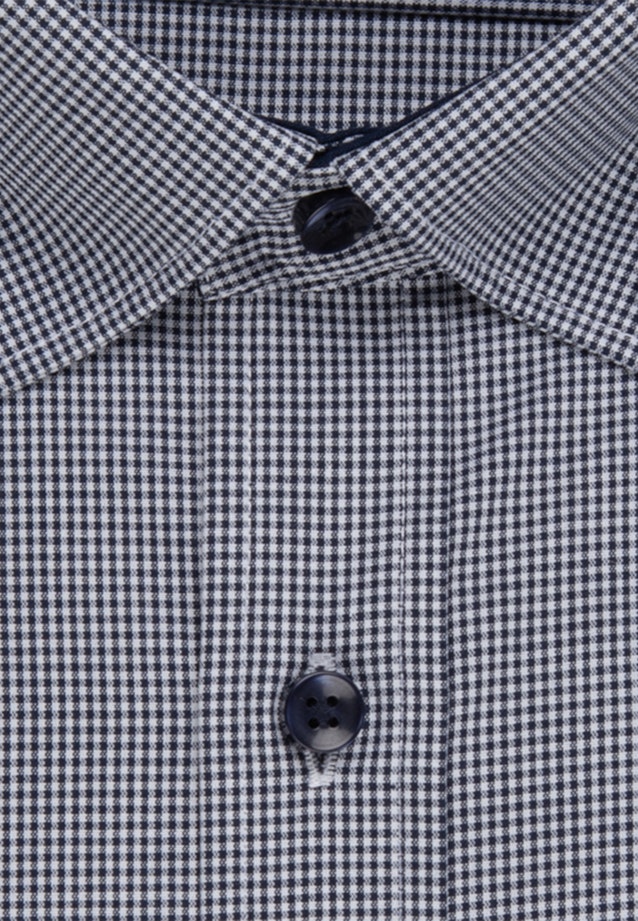 Slim Business Hemd Karo in Dunkelblau |  Seidensticker Onlineshop