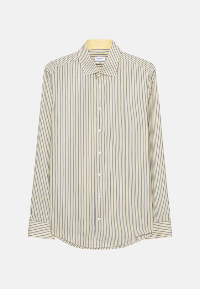 Slim Business Hemd Streifen in Gelb |  Seidensticker Onlineshop