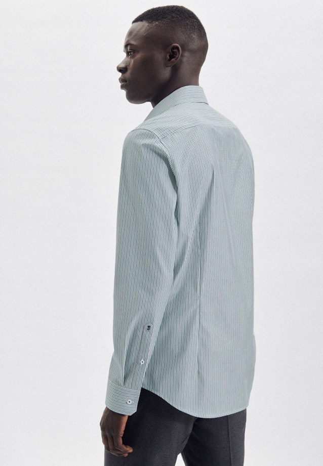 Slim Chemise d'affaires rayures in Vert |  Seidensticker Onlineshop