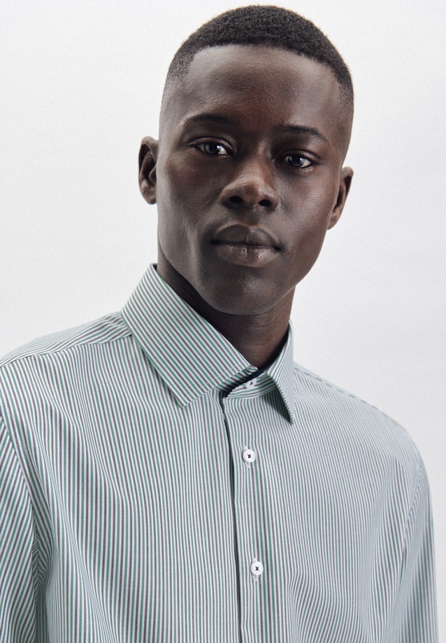 Slim Chemise d'affaires rayures in Vert |  Seidensticker Onlineshop