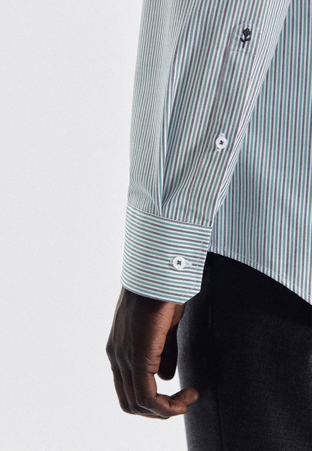 Slim Chemise d'affaires rayures in Vert |  Seidensticker Onlineshop