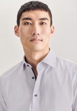 Shaped Business Hemd Karo in Rot |  Seidensticker Onlineshop