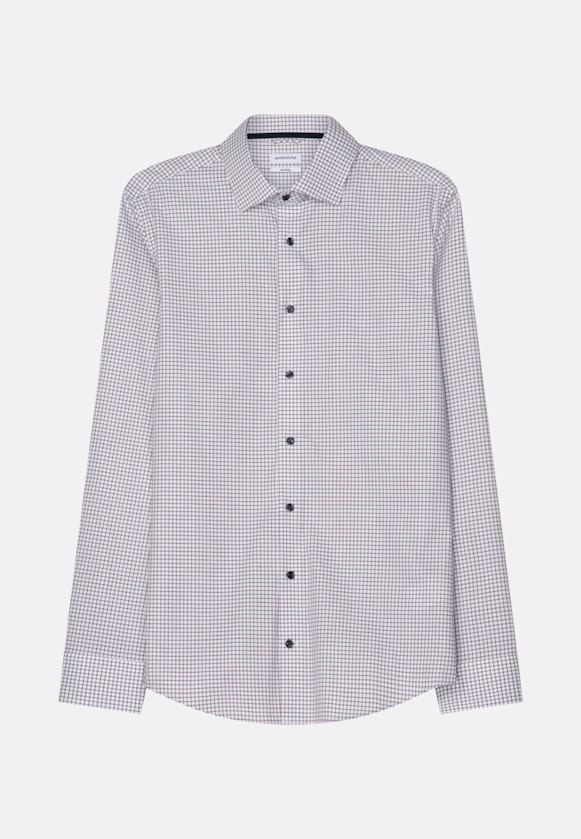 Shaped Business Hemd Karo in Rot |  Seidensticker Onlineshop