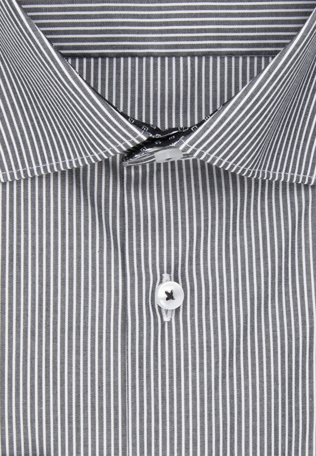 Bügelfreies Popeline Business Hemd in X-Slim mit Kentkragen in Schwarz |  Seidensticker Onlineshop