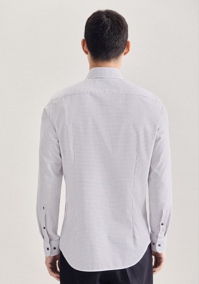 Non-iron Twill Business overhemd in X-Slim with Kentkraag in Rood |  Seidensticker Onlineshop
