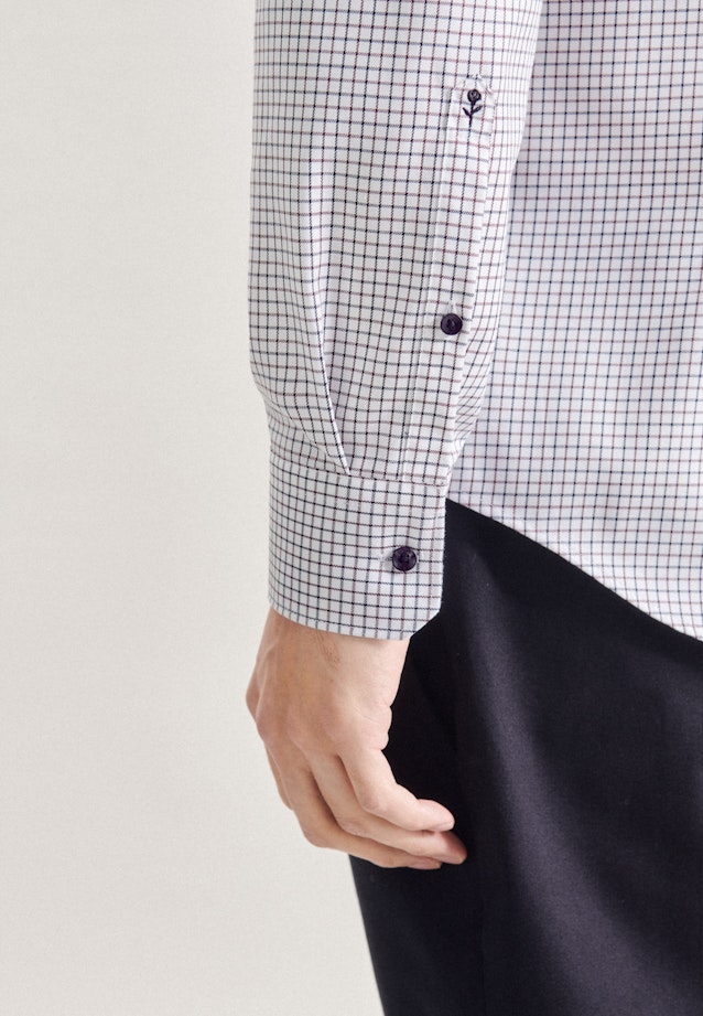 X-Slim Business Hemd Karo in Rot |  Seidensticker Onlineshop