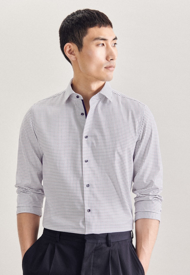 X-Slim Business Hemd Karo in Rot |  Seidensticker Onlineshop