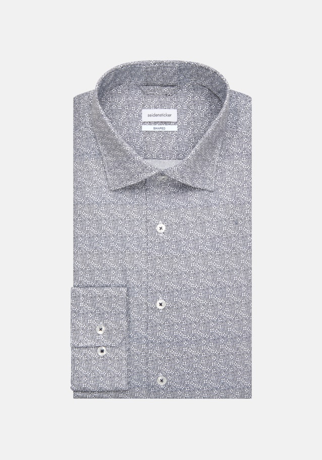 Shaped Chemise Business Imprimé in Bleu Foncé | Seidensticker Onlineshop