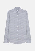 Shaped Chemise Business Imprimé in Bleu Foncé |  Seidensticker Onlineshop