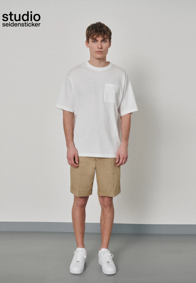 Regular Bermuda pants Uni in Brown |  Seidensticker Onlineshop