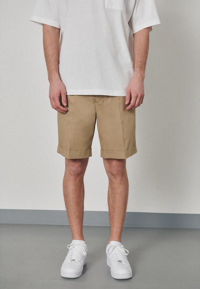 Regular Bermuda pants Uni in Brown |  Seidensticker Onlineshop