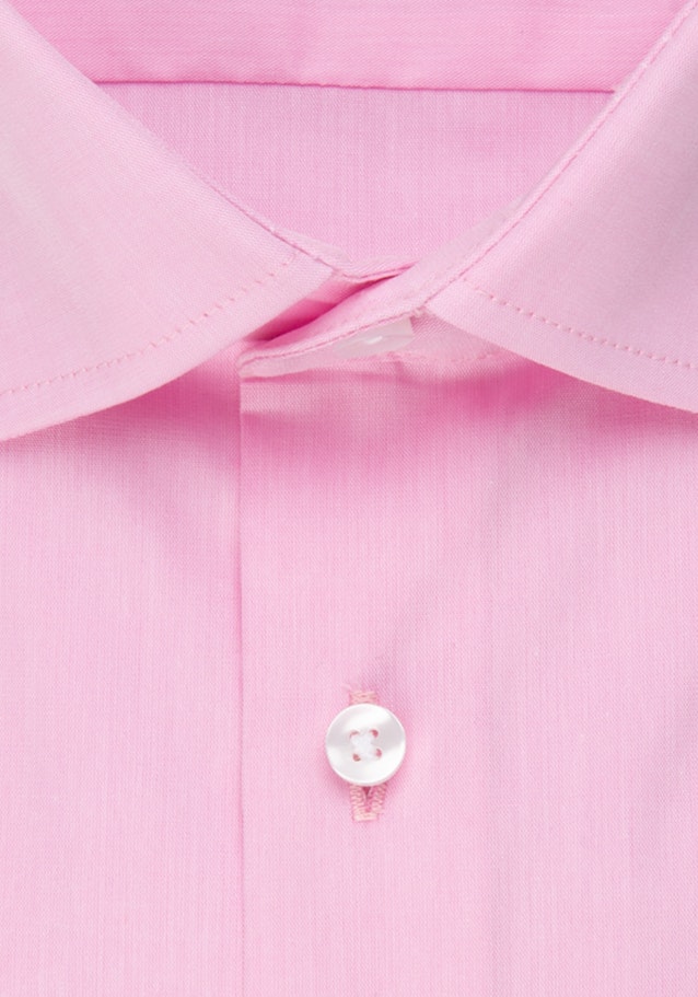 Non-iron Chambray Business overhemd in Slim with Kentkraag in Roze/Pink |  Seidensticker Onlineshop