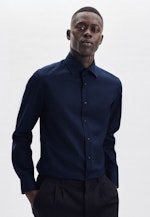 Slim Business Hemd Uni in Dunkelblau |  Seidensticker Onlineshop