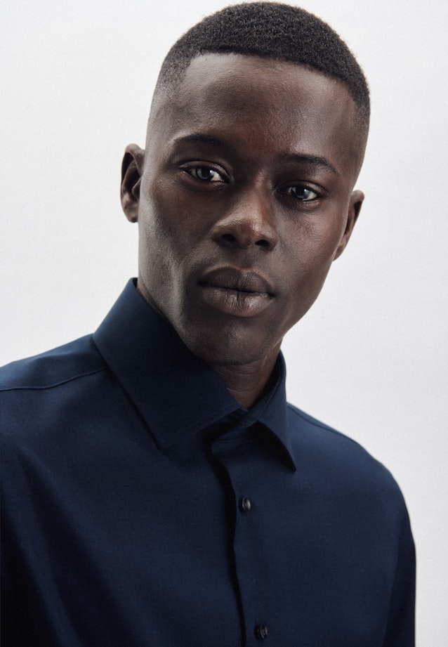 Slim Chemise d'affaires Uni in Bleu Foncé |  Seidensticker Onlineshop