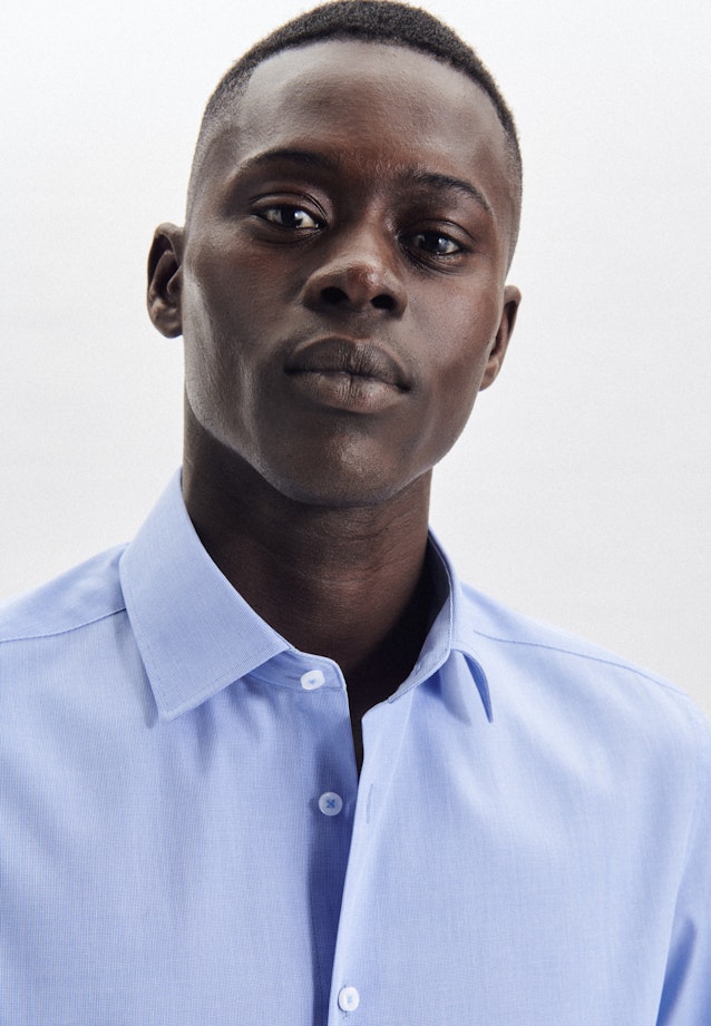 Slim Chemise d'affaires Uni in Bleu Clair |  Seidensticker Onlineshop